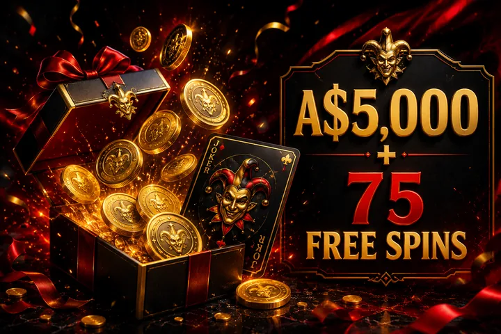 Joka Casino A$5,000 plus 75 free spins welcome bonus