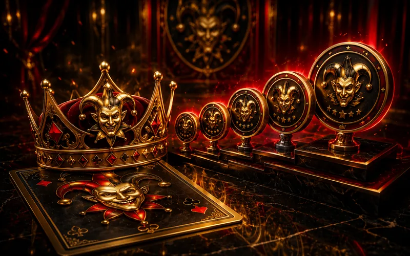 The Joker's Court VIP tiers illustration